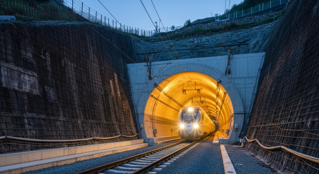 najdłuższy tunel kolejowy w Polsce