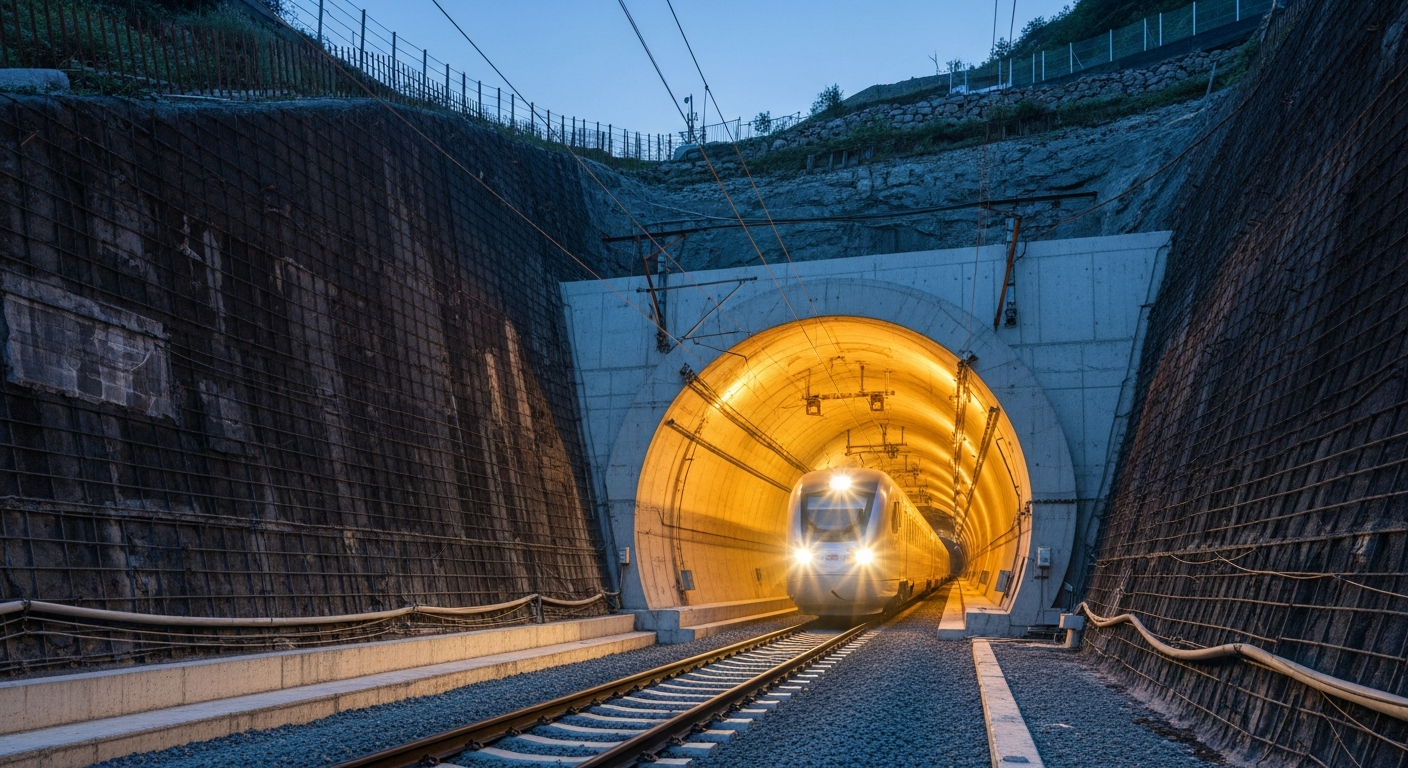najdłuższy tunel kolejowy w Polsce